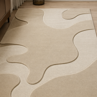 Trendy Irregular Hand Tufted Carpet