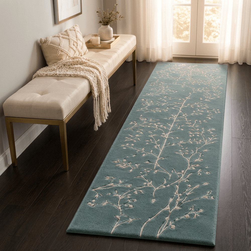 Origami Hand Tufted Runner Carpet & Rug