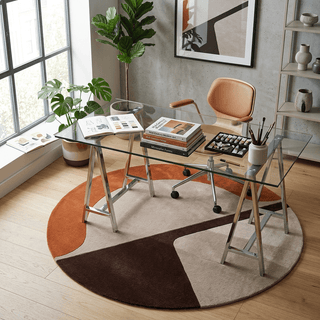 Foyer Round Hand Tufted Carpet