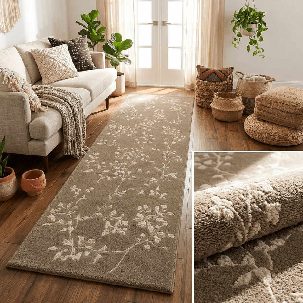 Haru Hand Tufted Runner Carpet & Rug
