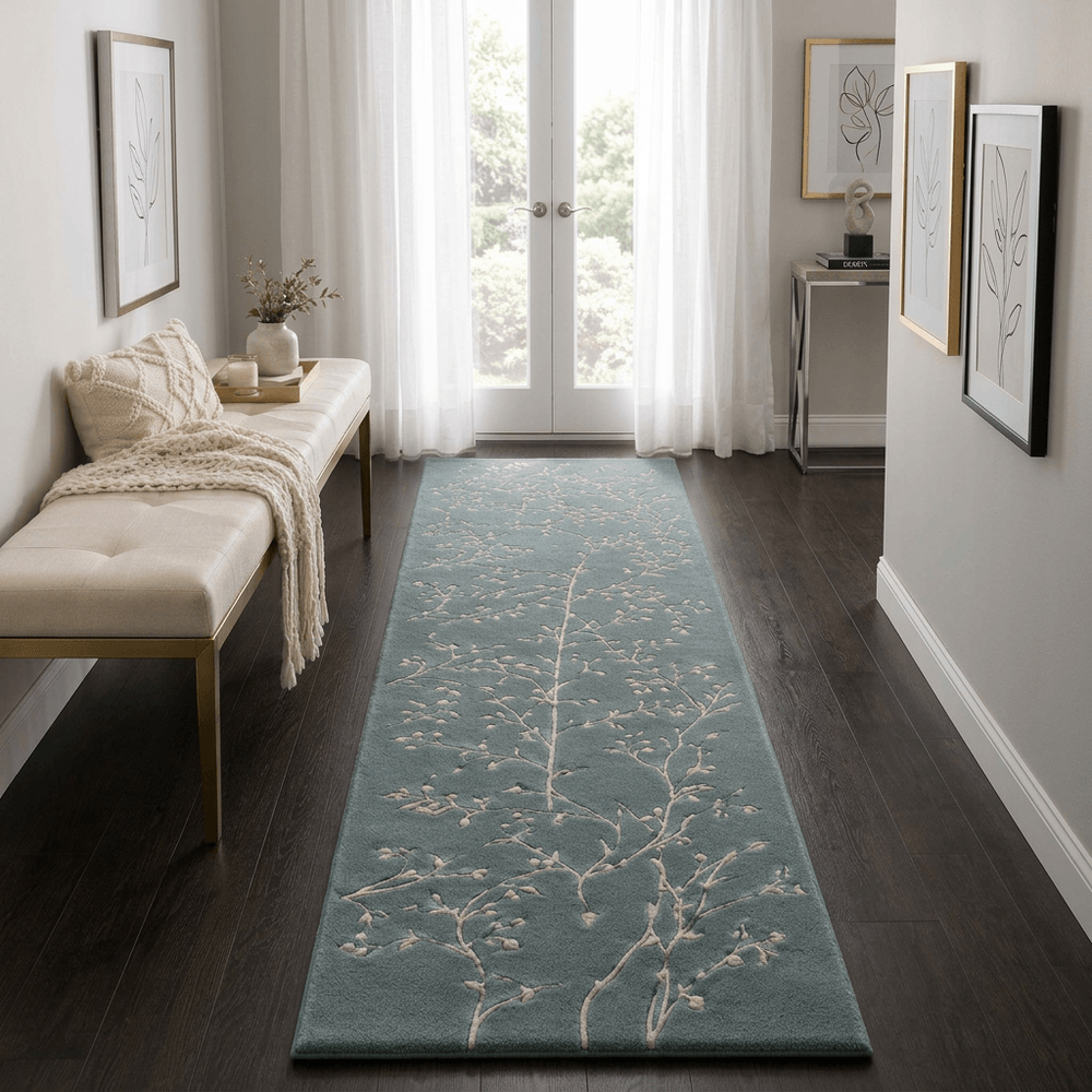 Origami Hand Tufted Runner Carpet & Rug