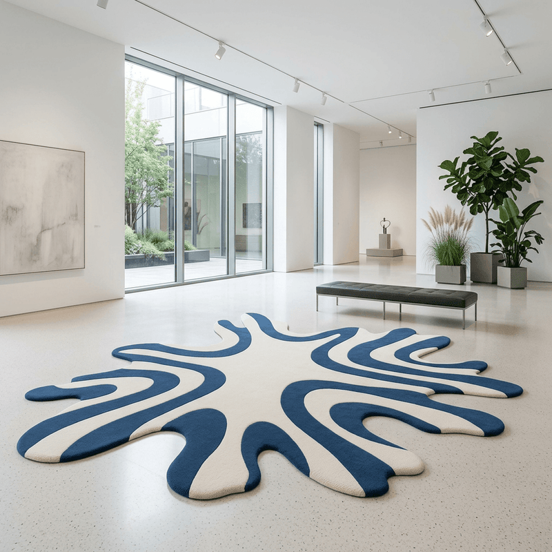 Uverix Irregular Hand Tufted Carpet