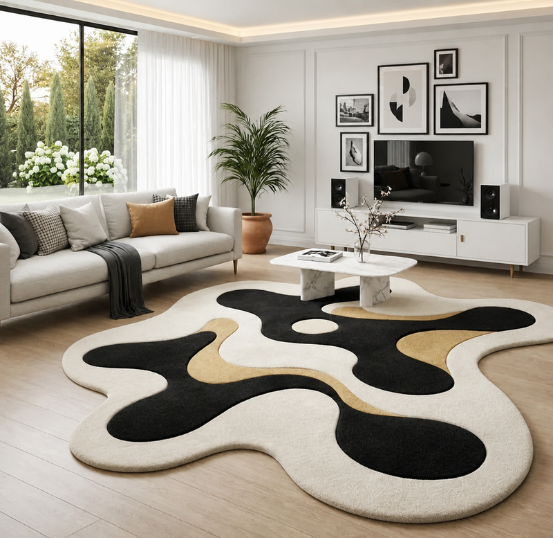 Vozaro Irregular Hand Tufted Carpet
