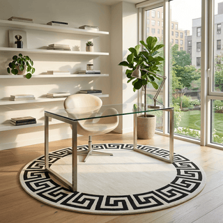 Enclave Round Hand Tufted Carpet