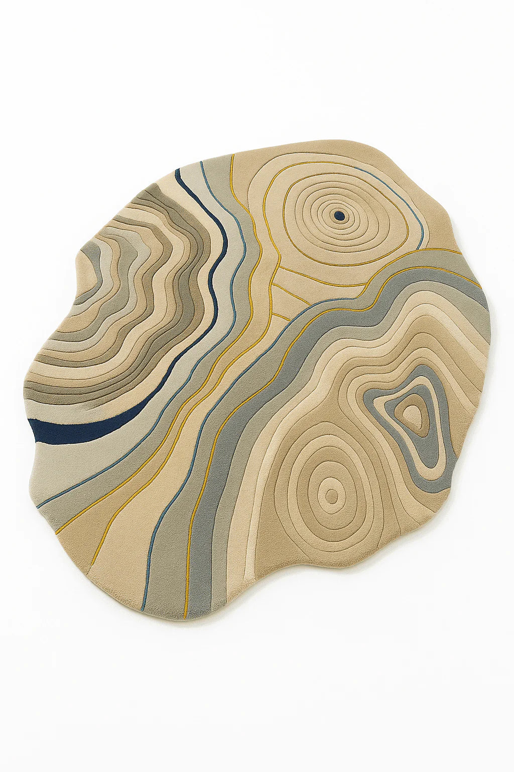 Marble Irregular Hand Tufted Carpet