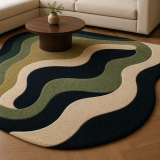 Decorative Irregular Hand Tufted Carpet