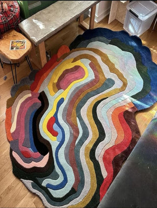 Granite Irregular Hand Tufted Carpet
