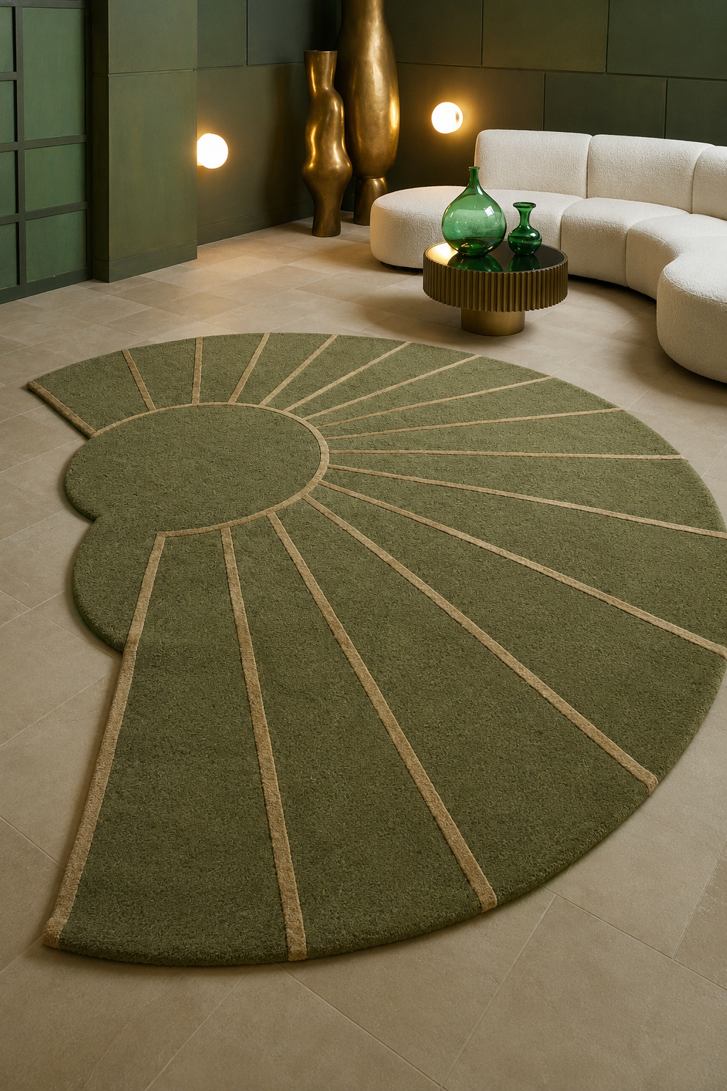 Aether Irregular Hand-Tufted Carpet