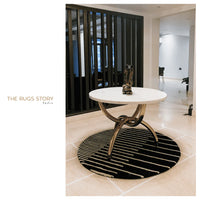 Tanviro Round Hand Tufted Carpet