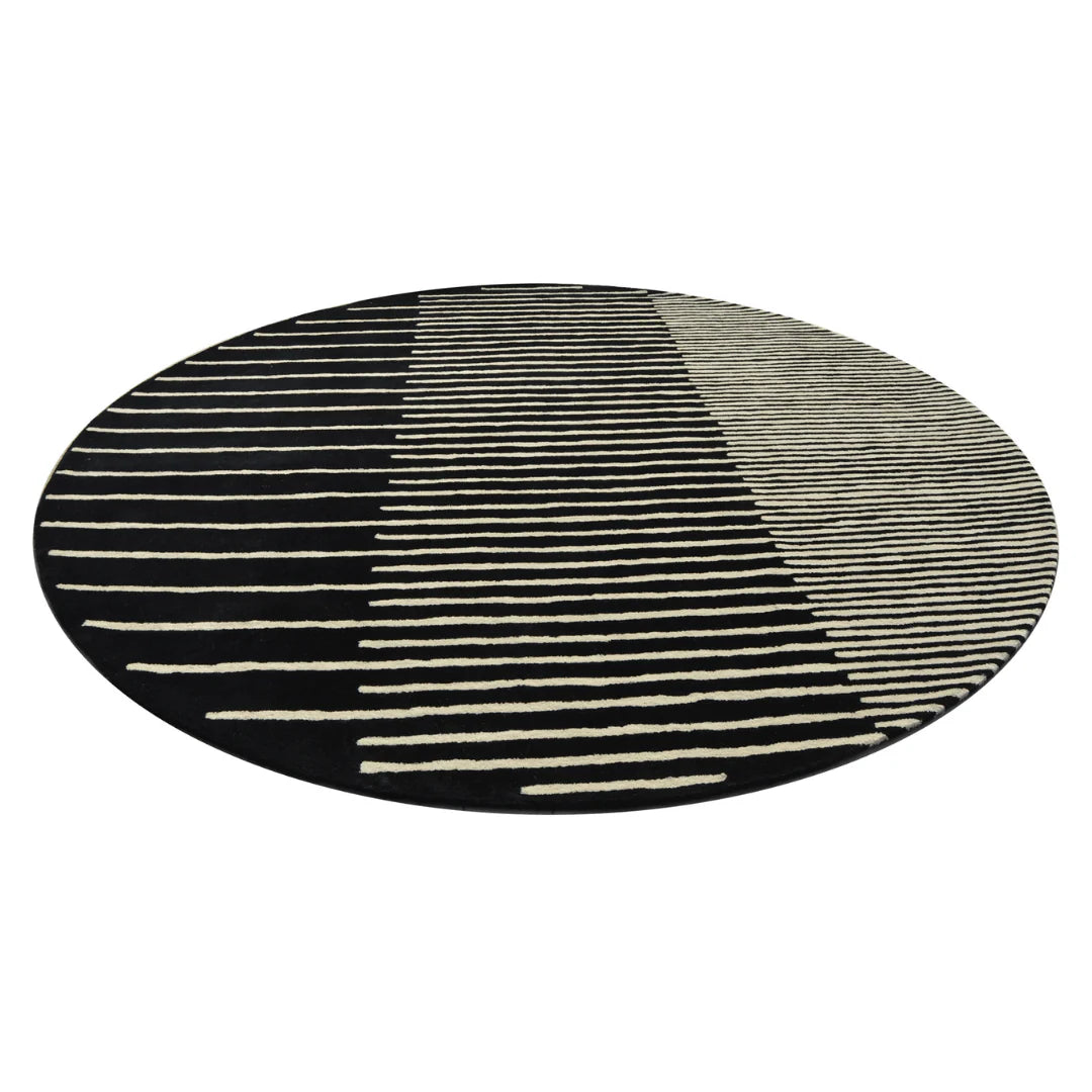 Tanviro Round Hand Tufted Carpet