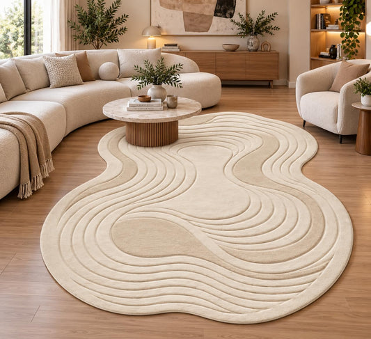 Zelora Irregular Hand Tufted Carpet & Rug