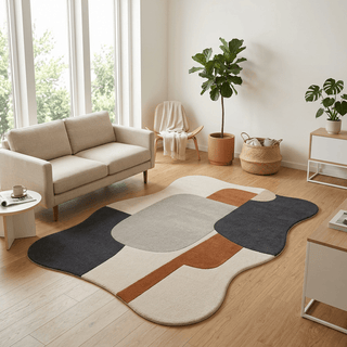 Orliska Irregular hand tufted carpet & Rug