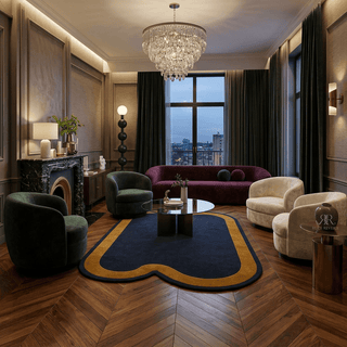 Oblique Irregular Hand-Tufted Carpet