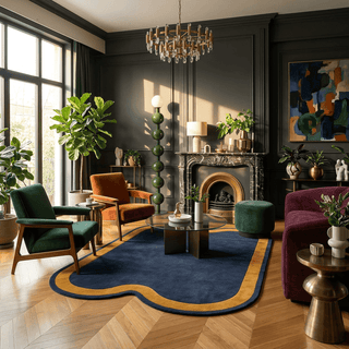 Oblique Irregular Hand-Tufted Carpet