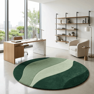 Artisan Round Hand Tufted Carpet