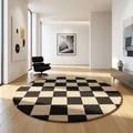Klytrique Round Hand Tufted Carpet