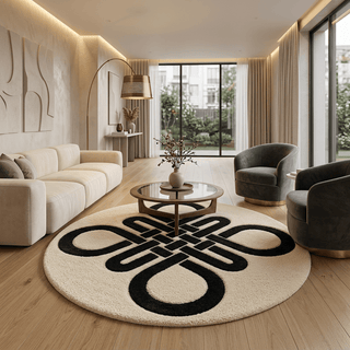 Zenith Round Hand Tufted Carpet