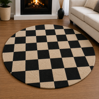 Klytrique Round Hand Tufted Carpet