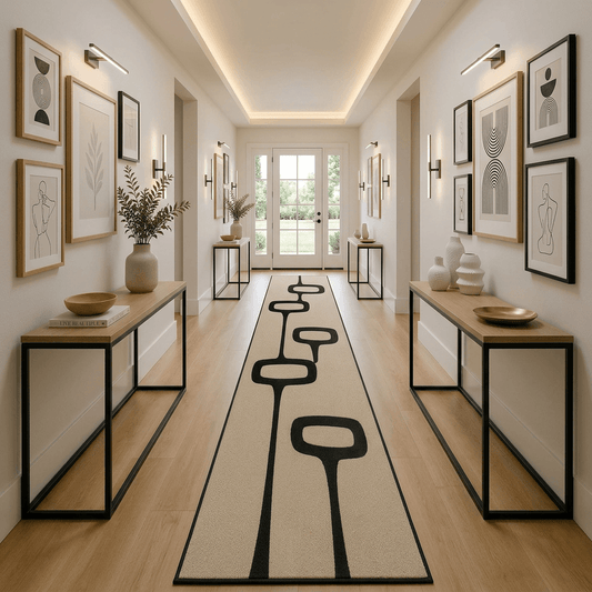 Pushkar Hand Tufted Runner Carpet & Rug