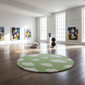 Cosmic Round Hand Tufted Carpet