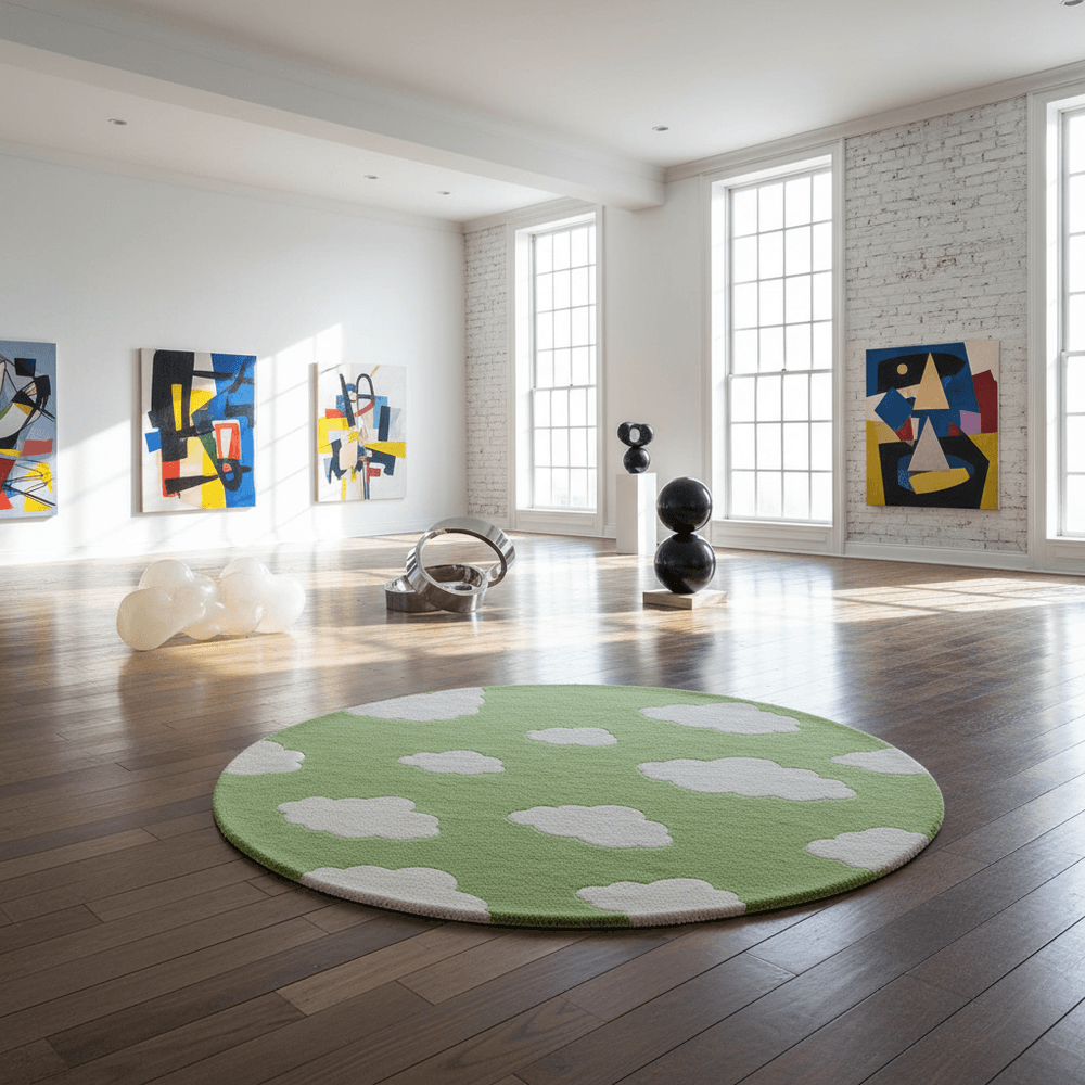 Cosmic Round Hand Tufted Carpet