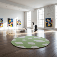 Cosmic Round Hand Tufted Carpet