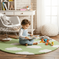 Cosmic Round Hand Tufted Carpet