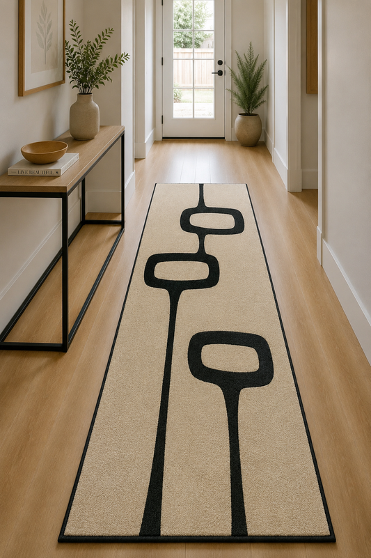 Pushkar Hand Tufted Runner Carpet & Rug