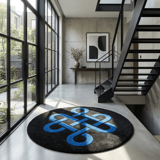 Xylo Round Hand Tufted Carpet