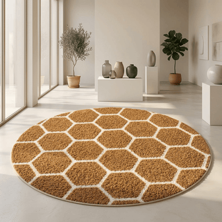 Veltrona Round Shaggy Carpet