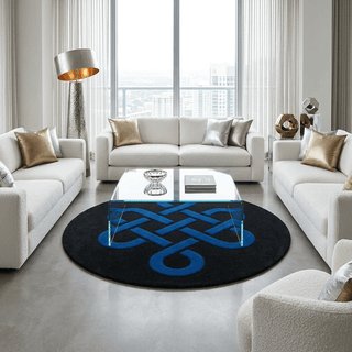 Xylo Round Hand Tufted Carpet