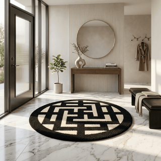 Weave Round Hand Tufted Carpet