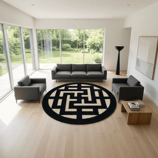 Weave Round Hand Tufted Carpet