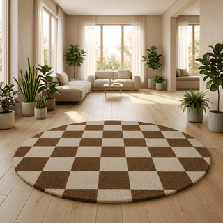 Omvessique Round Hand Tufted Carpet