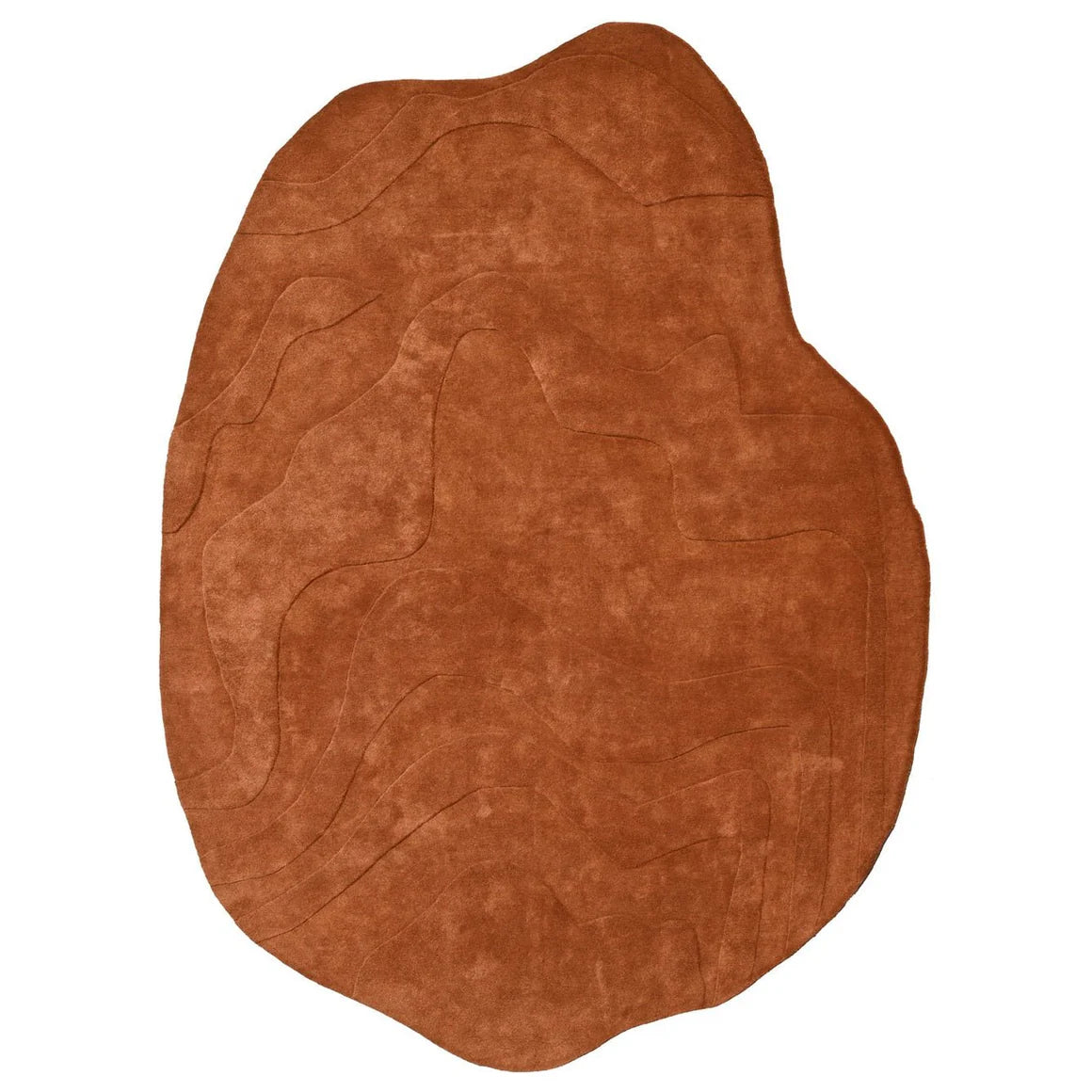 Moss Irregular Hand Tufted Carpet