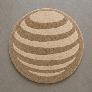 Trellis Round Hand Tufted Carpet