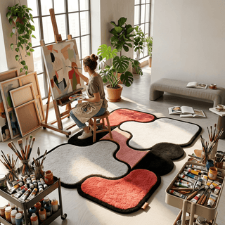 Kizmetiya Irregular Hand Tufted Carpet