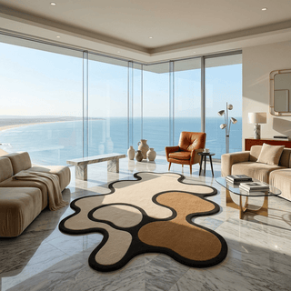 Zeephyr Irregular Hand Tufted Carpet