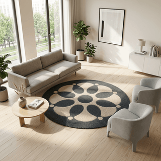 Regent Round Hand Tufted Carpet