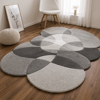 Serene Irregular Hand Tufted Carpet