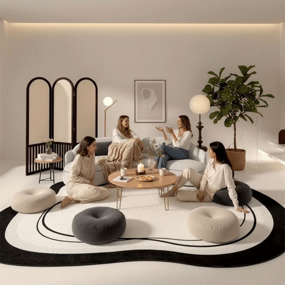 Aurora Irregular Hand Tufted Carpet