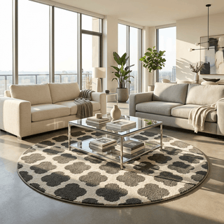 Pavilion Round Hand Tufted Carpet