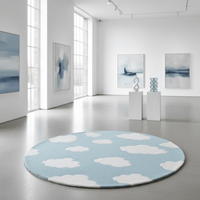 Blizzard Round Hand Tufted Carpet