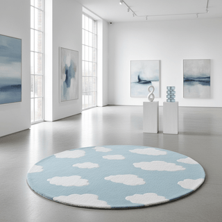 Blizzard Round Hand Tufted Carpet