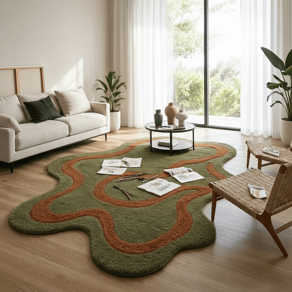 Alba Irregular Hand Tufted Carpet