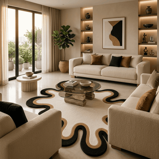 Hiddra Irregular Hand Tufted Carpet