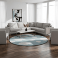Blizzard Round Hand Tufted Carpet