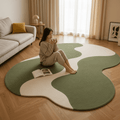 Vibrant Irregular Hand Tufted Carpet