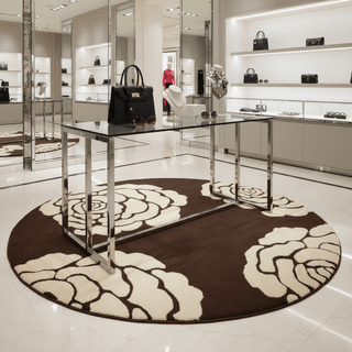 Fluffique Round Hand Tufted Carpet & Rug