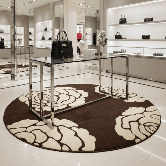 Fluffique Round Hand Tufted Carpet & Rug